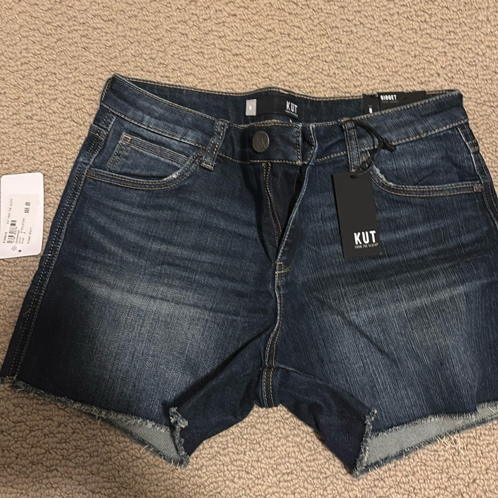 Kut from the Kloth women’s jean shorts.